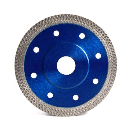 China Ultrathin Metal Ferrous Mesh Turbo Porcelain Saw Blade 110x10Hx20mm for Cutting Hard Ceramics for sale