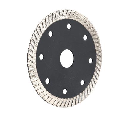 China Hot Sale 105x10Hx60Tx20mm Ferrous Metal Press Turbo Stone Saw Blade For Granite Ceramic Tile Marble for sale