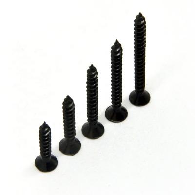 China General Industry Customized High Precision Black Flat Head Phillips Wood Screw Drywall Screws Fasteners for sale