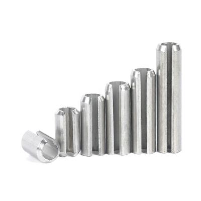 China ZINC Customized 304 Stainless Steel Elastic Cylindrical Pin Split Spring Rod Fasteners for sale