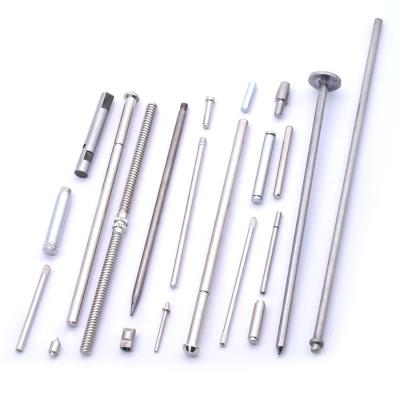 China GALVANIZED Stainless Steel Shaft Position Pin Customized Accessory Shaft Knurled Threaded Stud Fasteners for sale