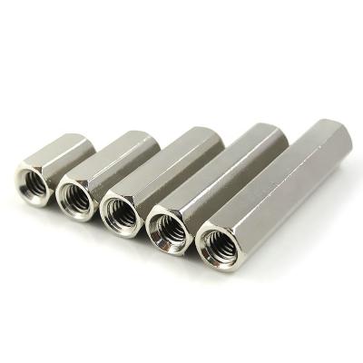 China ALLOY Customized Internal Hexagon Thread Stud Standoffs Insulation Nickel Plated External Double Pass Column for sale