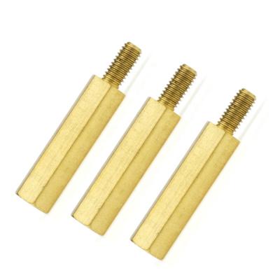 China ALLOY Vermiculite Copper Column Screw Single Head Hex Brass Nut Insulated Standoffs Fasteners for sale