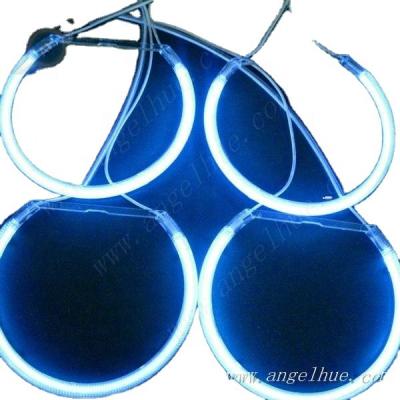 China Auto Light PC CCFL Angel Eyes Lens System For B_M_W E46, OEM Angel Eyes Rings Kit for sale