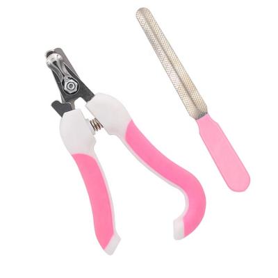 China Viable Nail Trimmers Sets 16.5cm China Wholesale Pet Grooming Accessories Pet Clippers Nail File Sets for sale