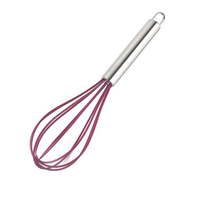 China Viable Egg Beater Beater 10 Inch Wholesale Price Baking Supplies Hand Mixer Silicone Egg Beater Beater for sale