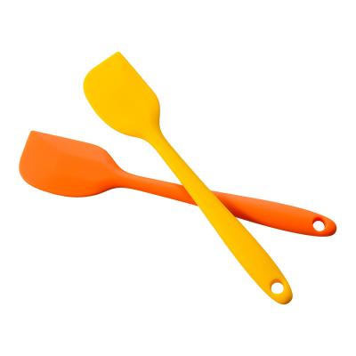 China Wholesale Silicone Viable Kitchenware Scraper Food Grade Silicone Basting Pastry Butter Spatulas for sale