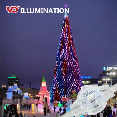 China Outdoor Theme Park Multi Color Led Decorative Christmas RGB Pixel Module String Light for sale