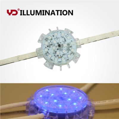 China Set Decoration 6W RGBW DMX Build Diameter 90mm Led Pixel Light With 18leds for sale