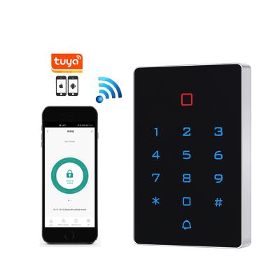 China Tuya Smart App 12-24V Standalone Access Control with RFID Card Reader and Codes Works 2000 Users for sale