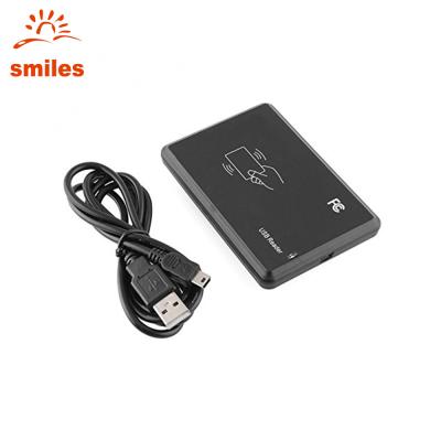 China 125khz/13.56mhz Contactless RFID Card Copy Reader With USB Interface 10.5cm x 7cm x 1.5cm for sale