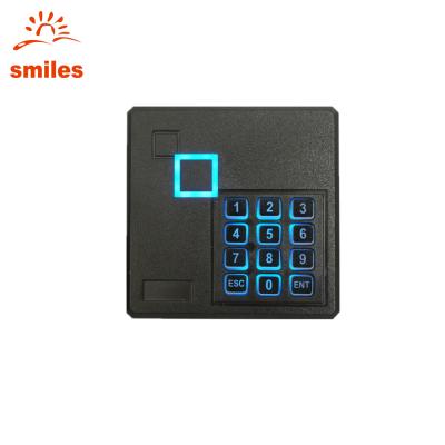 China ABS Waterproof 125 KHz Or 13.56 MHz RFID Keypad Card Reader Contactless With Password Function for sale