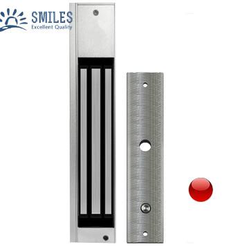 China 600lbs/280kg 12V Electromagnetic Lock For Single Door With LED Light 250Lx48.5Wx25H(mm) for sale