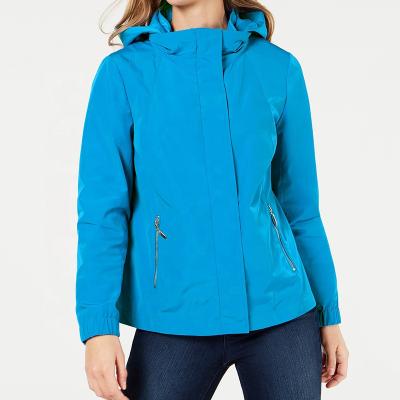 China Sustainable Wholesale Supplier Light Weight 100% Polyester Soft Shell Sports Women's Jacket for sale