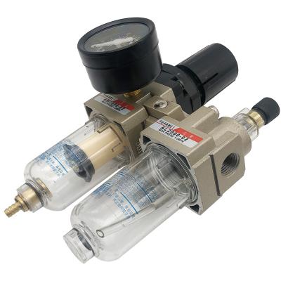 China AC4010 Series Air Filter Pressure Reducer Pneumatic Component Lubricator for sale