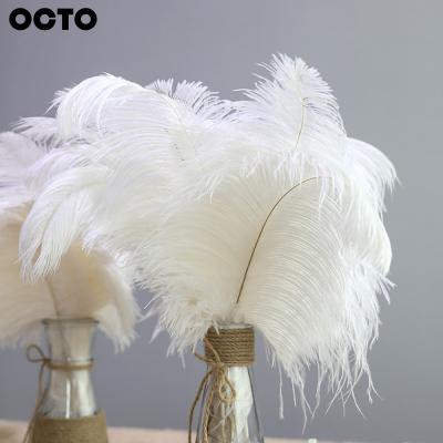 China Wholesale Home Accessory 15-45cm Ostrich Feather Party Wedding Decor Sewing 6-18 Inch Natural Ostrich Feathers Plume for sale