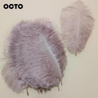 China Fluffy Soft Craft Plume Feathers For Millinery Hat DIY Accessory Ostrich Costume 6-8 Inch Natural Ostrich Feather Dress 15-20cm for sale