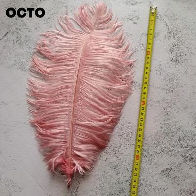 China Trades; Natural Ostrich Plume Feathers Party Bulk Sales Costume Decoration Carnival Inch 14-16 Inch Design 35-40cm Hat DIY Craft Full for sale