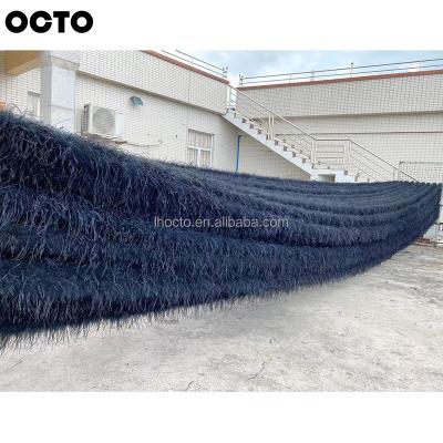 China Use Trimming Luxury 11-13cm Ostrich Feather Trim Step 5.6 Meters Long Ostrich Plume Feather Boas Trimming Per PCS for sale