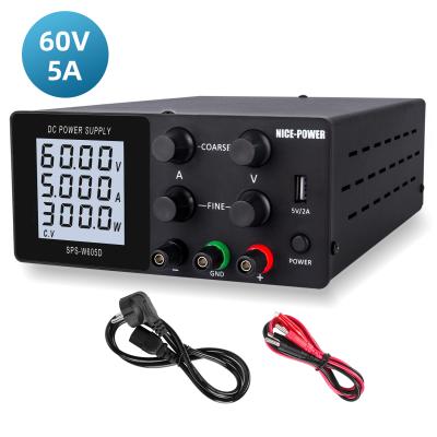 China China OEM/Nice Power SPS-W605D 60V 5A Single Output Variable Power Supply Odm Manufacturer for sale