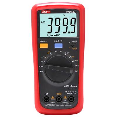 China UT136C+ UNIT Digital Multimeter Auto Range Domain Switching Testing Maintenance Digital Multimetro UT136C+ for sale