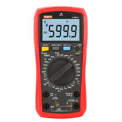 China Multimeter UT890C Digital Multimeter NCV Buzzer Capacitor Temperature On/Off Types 63x37mm for sale