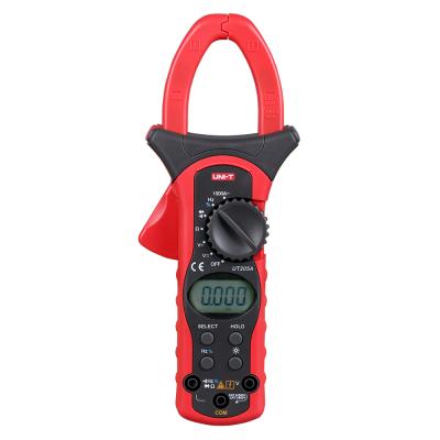 China Resistance 40mm Digital Frequency Meter 400A/1000A 400mV/4V/40V/400V/600V UNIT UT205A 3999 Flange Clamp Tester for sale