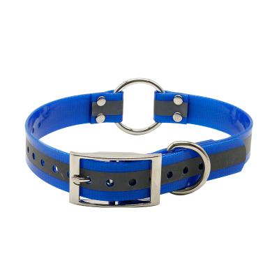 China Hot Selling Amazon Dog Products O-ring TPU Reflective Center Reflective Dog Collar For Small Medium Large Dogs for sale