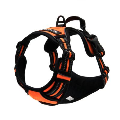 China 2022 Adjustable Oxford Reflective Dog Leash Harness Explosion Proof Heavy Duty Safety Safety for sale