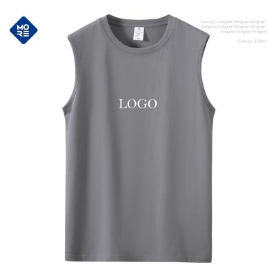 China Other Manufacturers 100% Cotton 230gsm Heavy Tank Tops For Mens Custom T Shirt For Mens Sublimation Printing Graphic Tees for sale