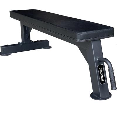 China Steel Bodybuilding Customized Commercial Logo Flat Gym Bench in IPF Specification 1450*600*420 for sale