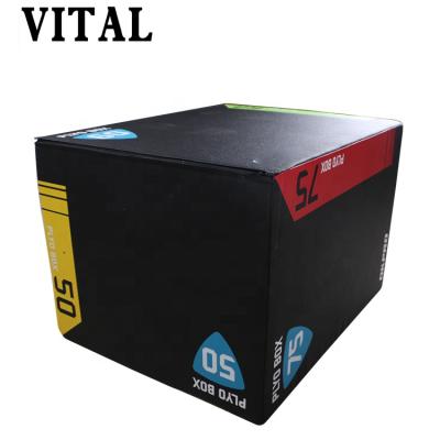 China VItal Hot Sale Fitness Ploymetric Plyo Box Exercise PVC+EPE 3 in 1 Soft Jump Box for sale