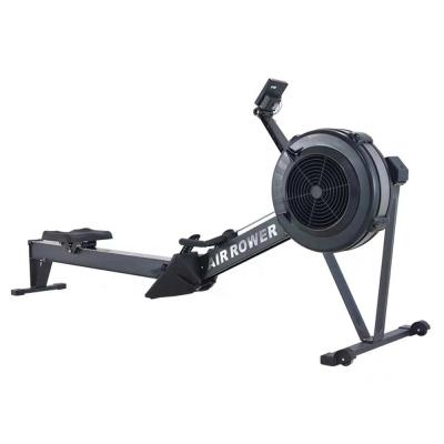 China New Design Universal Fitness Gym Equipment Air Rower Rowing Machine With Monitor for sale