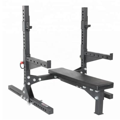 China Power Rack Resistance Weightlifting Bench Indoor Stable Cross Fit Rack for sale