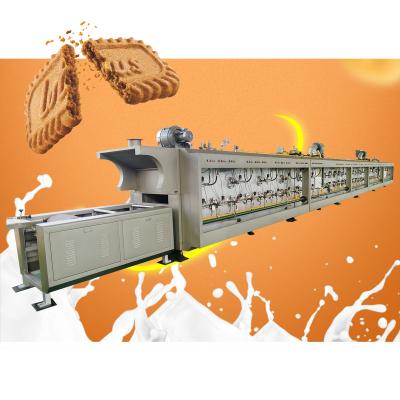 China Industrial Automatic Chocolate Covered Dairy Factory Factory Outlet Sandwich Biscuit Biscuit Biscuit Production Line Making Machine for sale