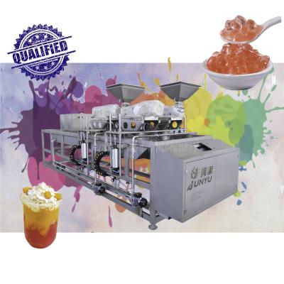 China Full automatic konjac pearl milky tea bubble tea agar juice ball production line making machine boba popping machines for sale