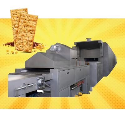 China Easy Operation Commercial Soda Making Machine Automatic Biscuit Production Line Price For Biscuit Factory for sale