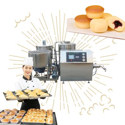 China 2021 Multifunctional Snack Factory Sandwich Cake Making Machine Bake Cake Production Line From Shanghai for sale