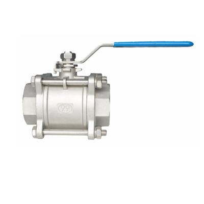 China General Manufacturers To Develop DN6-DN100 1000PSI Stainless Steel 3PC Socket Weld Ball Valve for sale