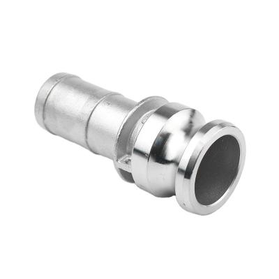 China Pipe lines connect SUS 304 E type connector camlock Qucik stainless steel coupling for sale