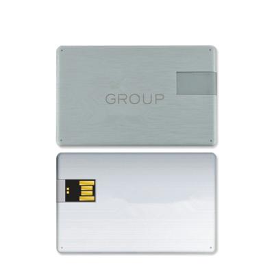 China Custom Card 4GB 8GB USB Flashdisk Metal Card With 3 Years Warranty for sale