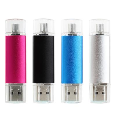 China Plastic OTG USB Drive Dual Application External Storage Micro USB Stick for sale