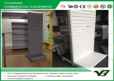 China Shopping Mall , Supermarket Slatwall Shelf for display  garment and clothing for sale