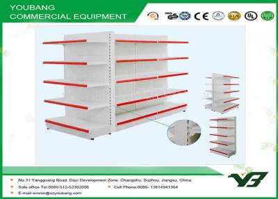 China Estilo americano prateleira ajustada da gôndola do metal do shelving da exposição do supermercado à venda