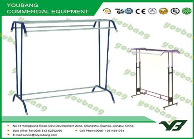 China Portable Mobile Clothing Rack , Metal Garment Rack Easy to assembly for sale