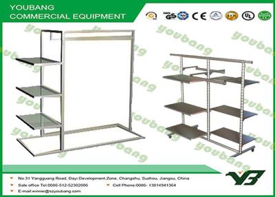 중국 접을 수 있는 스테인리스 금속 의복 선반 피복 걸이 대 전시 판매용