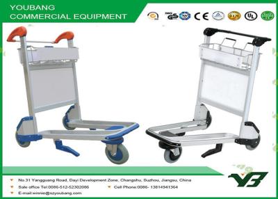 China High Strength Aluminum airport luggage carts with handle brake for passengers for sale