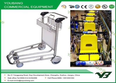 China Durable Convenient Airport Luggage Trolley , airport luggage cart for Transport bag for sale