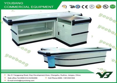 China European Style Shopping Mall Supermarket Checkout Counter Cashier Desk for sale