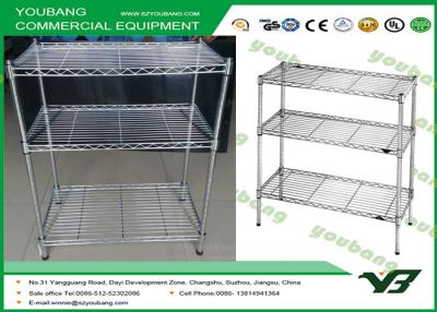 China Shoes Shop , Retail Slipper Wire Shoe Rack metal wire shelf Light Duty for sale